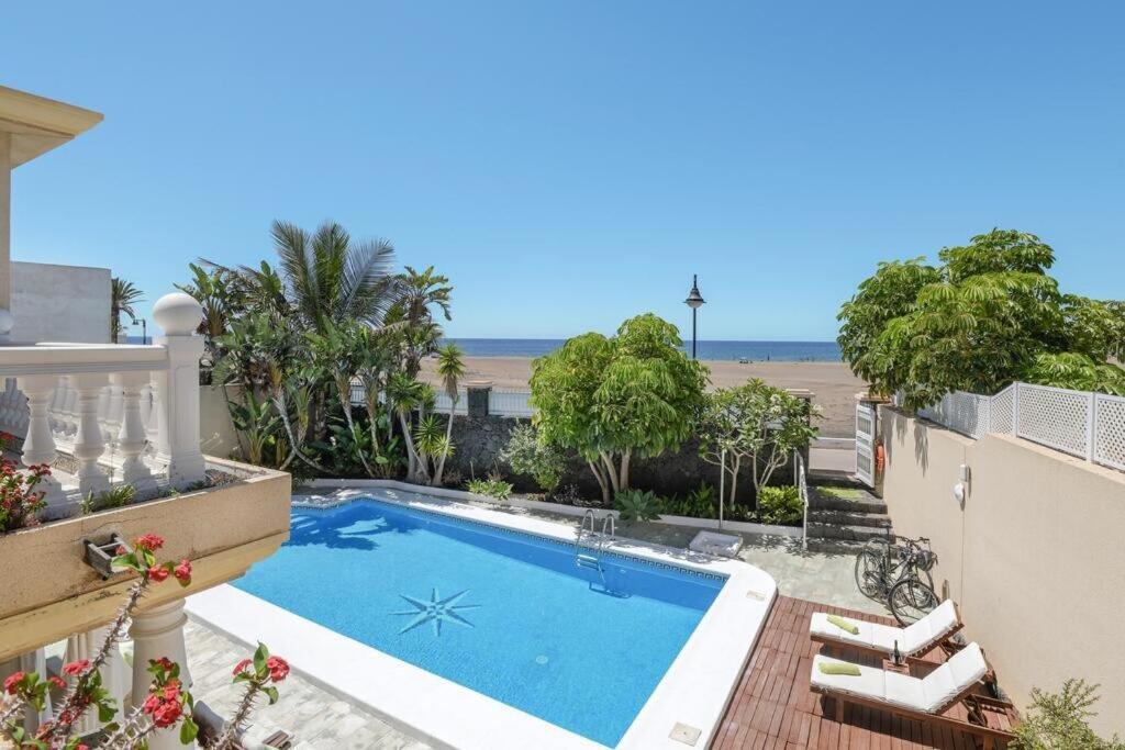 Villa La Concha Beachfront Heated Pool Playa Honda  Eksteriør billede