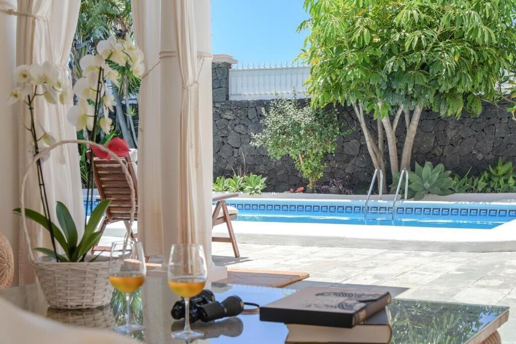 Villa La Concha Beachfront Heated Pool Playa Honda  Eksteriør billede